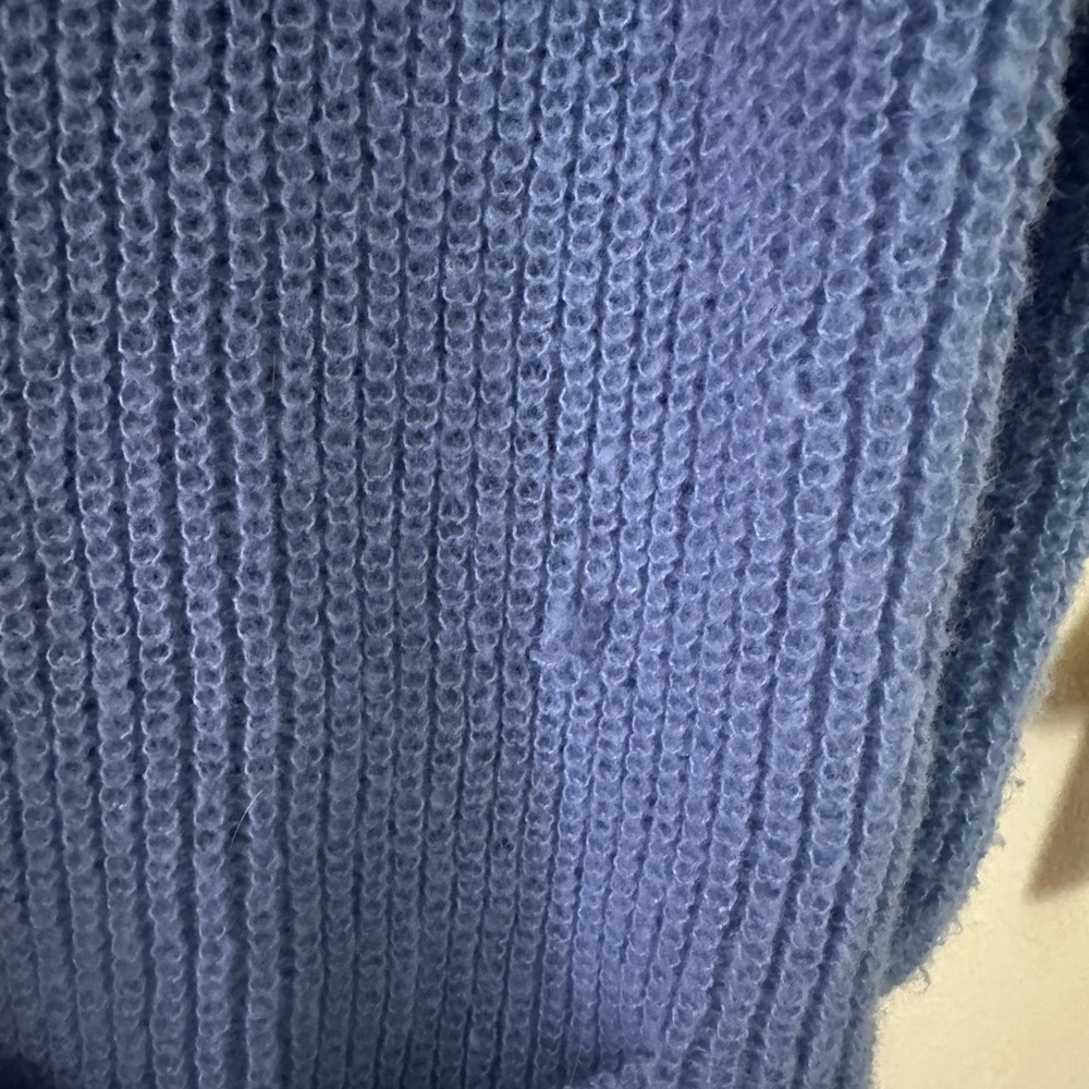 Mud Pie Blue Women's Cardigan Sweater - Picture 2 of 2